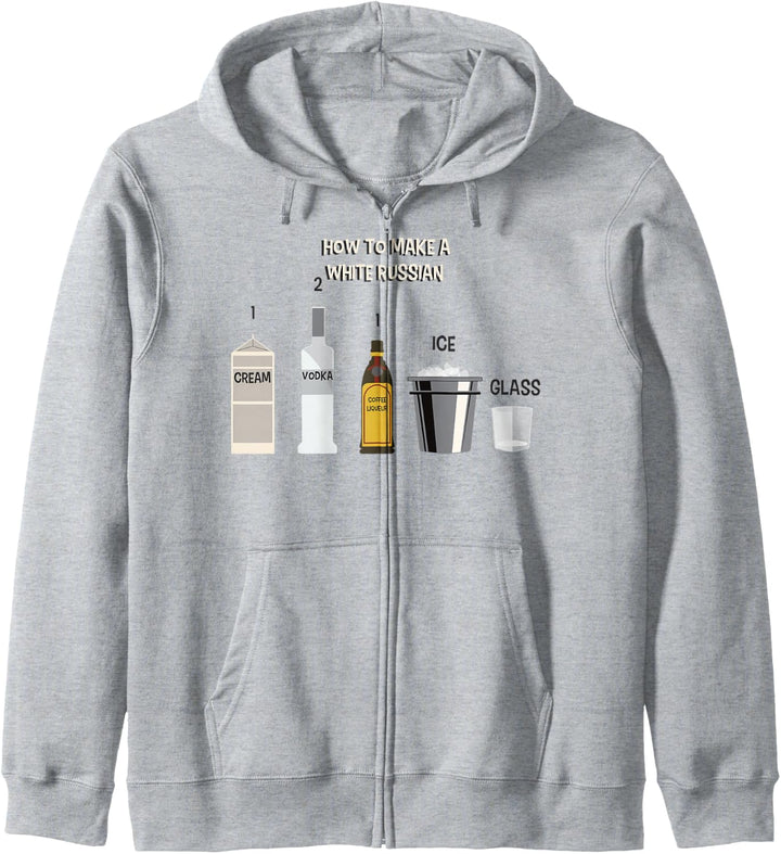 Big Lebowski White Russian Instructions Kapuzenjacke