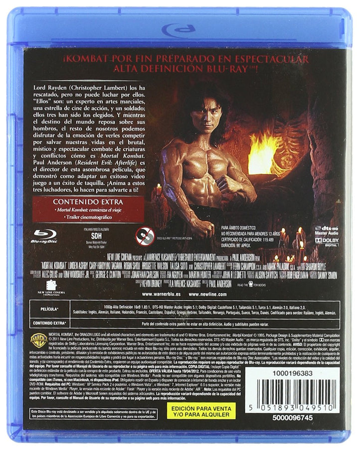 Mortal Kombat 1995 [Blu-ray], Blu-ray