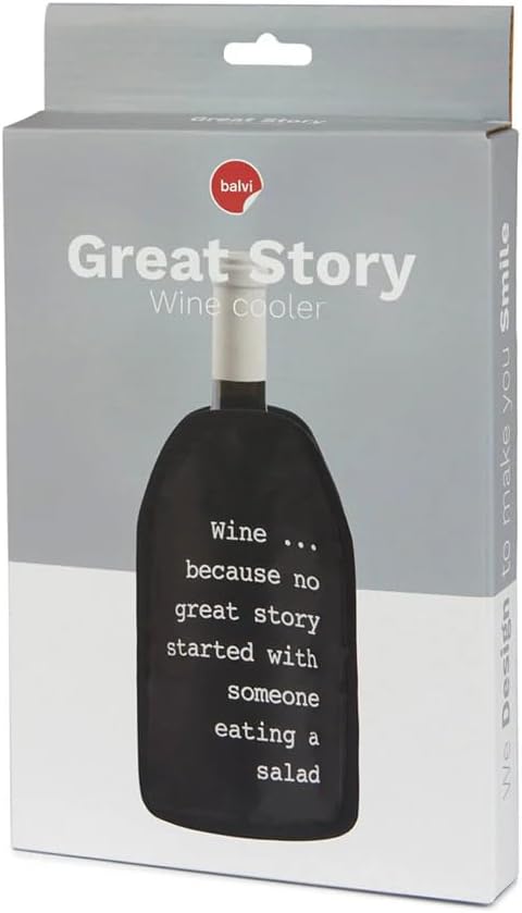 Balvi Great Story Weinkühler Farbe: Swartz Nylon
