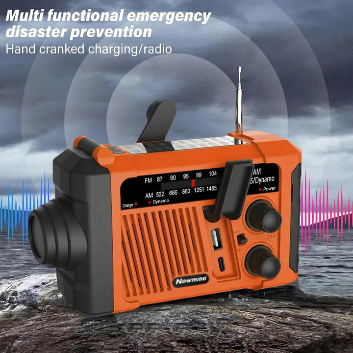 Kurbelradio,1800MA Notfallradio,Kurbelradio Solar,Solar Radio,Notfall Solarradio,Notradio Batteriera