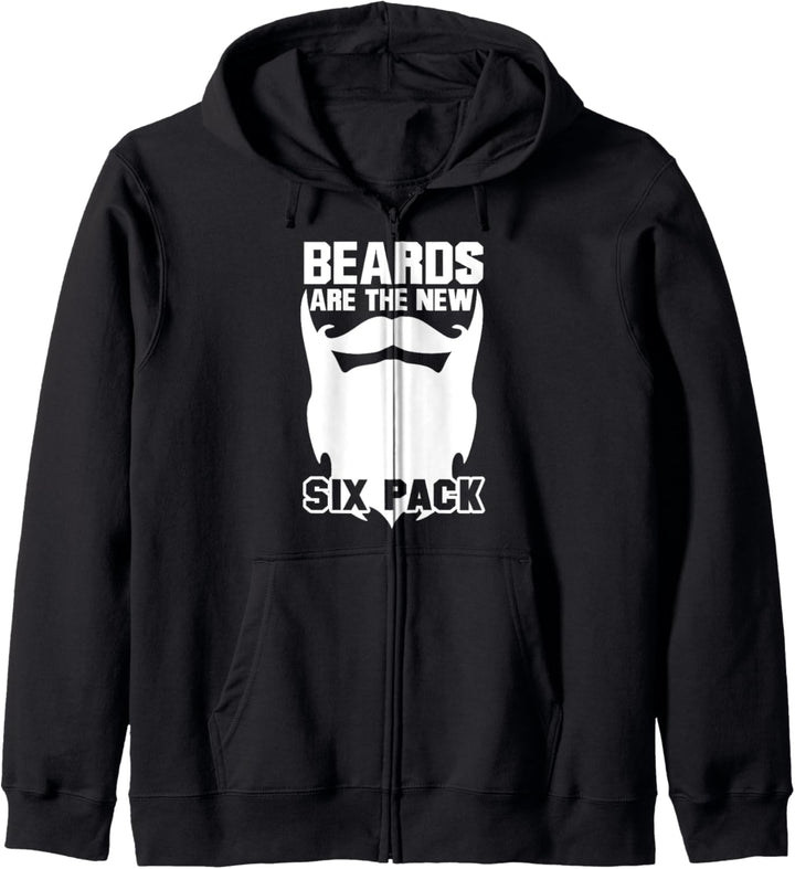 Beard Lover Funny - Bärte sind das neue Sixpack Kapuzenjacke