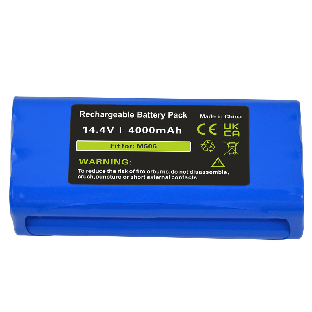 14.4V 4.0Ah NI-MH Ersatzakku für Dirt Devil Libero M606, M606-1, M606-2, M606-3, M606-4, M607 Spider