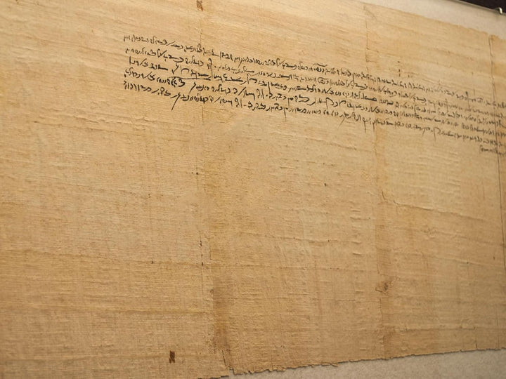 Papyrusrolle aus Ägypten - Schriftrolle selbst beschreiben - Papyrus ein orientalisches Naturprodukt