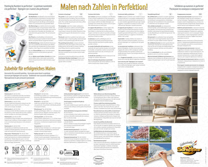 Schipper 609340902 Malen nach Zahlen - Vier Jahreszeiten - Bilder malen für Erwachsene, inklusive Pi