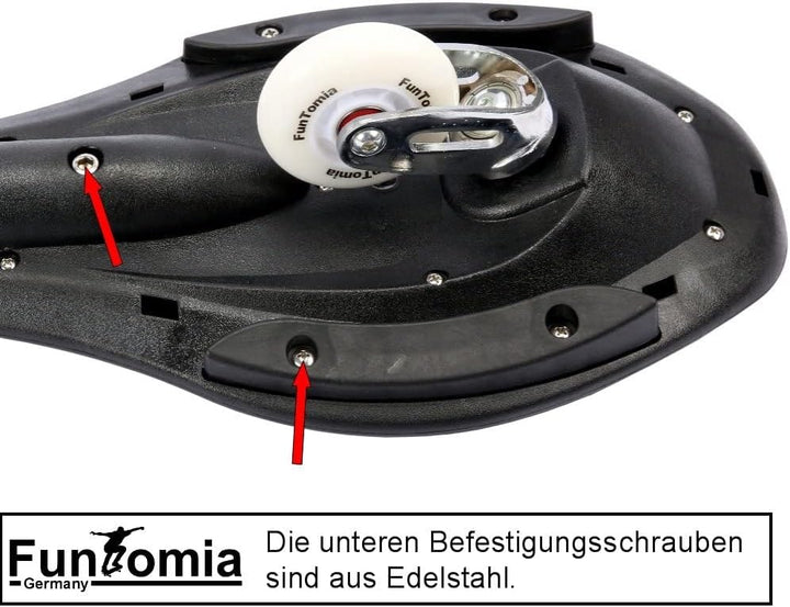FunTomia Waveboard Original ABEC9 Kugellager inkl. Tasche - Bis 120kg - (Verschiedene Farbdesigns) S