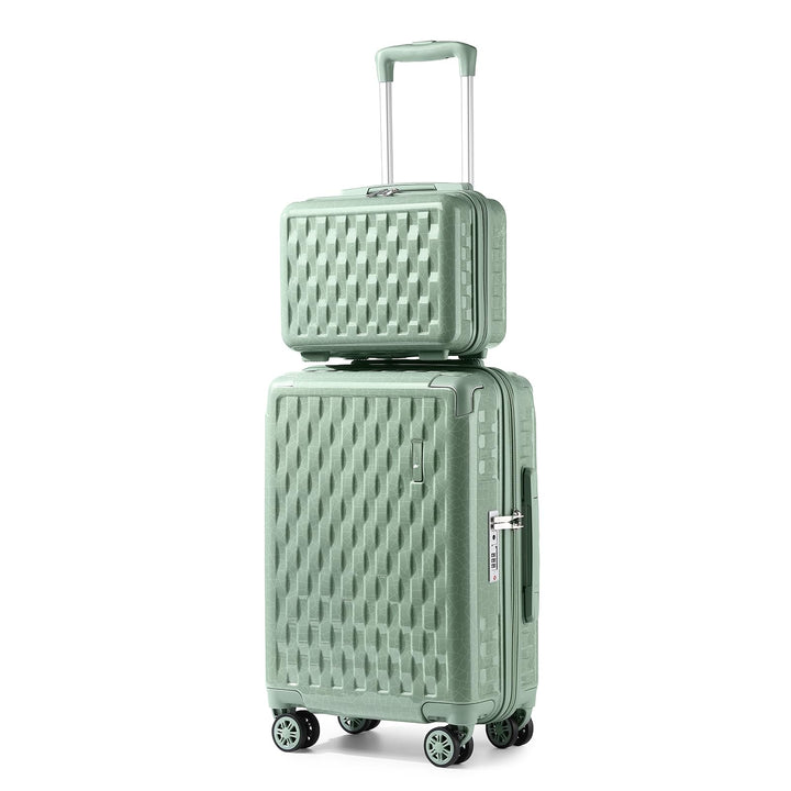 Sea choice Handgepäck Koffer Trolley Kofferset 2 Teilig Kabinengepäck mit Kosmetiktasche Eckenschutz