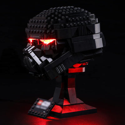 LIGHTAILING Licht-Set Für Lego 75343 Star Wars Dark Trooper Helm Bausteinen Modell - Modell Set Nich