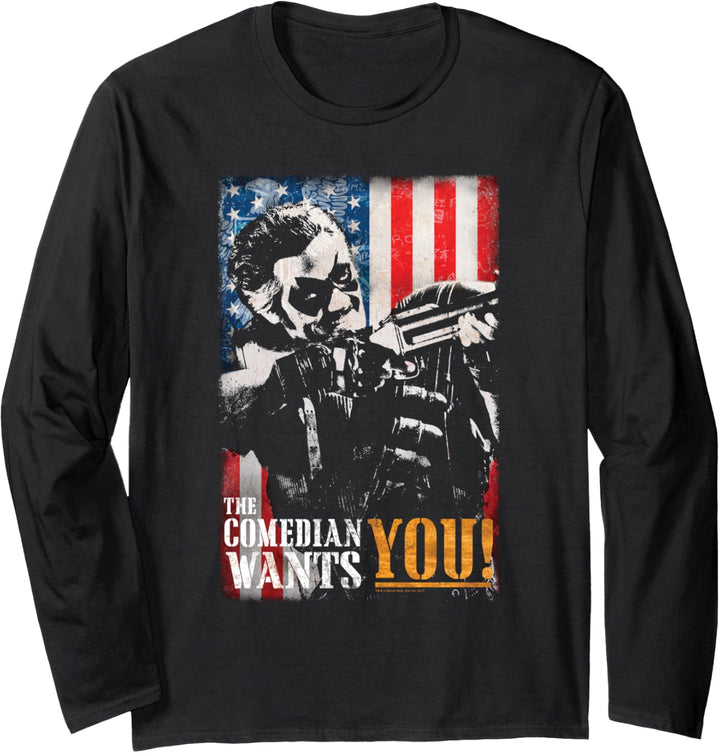 Watchmen The Comedian Wants You Langarmshirt