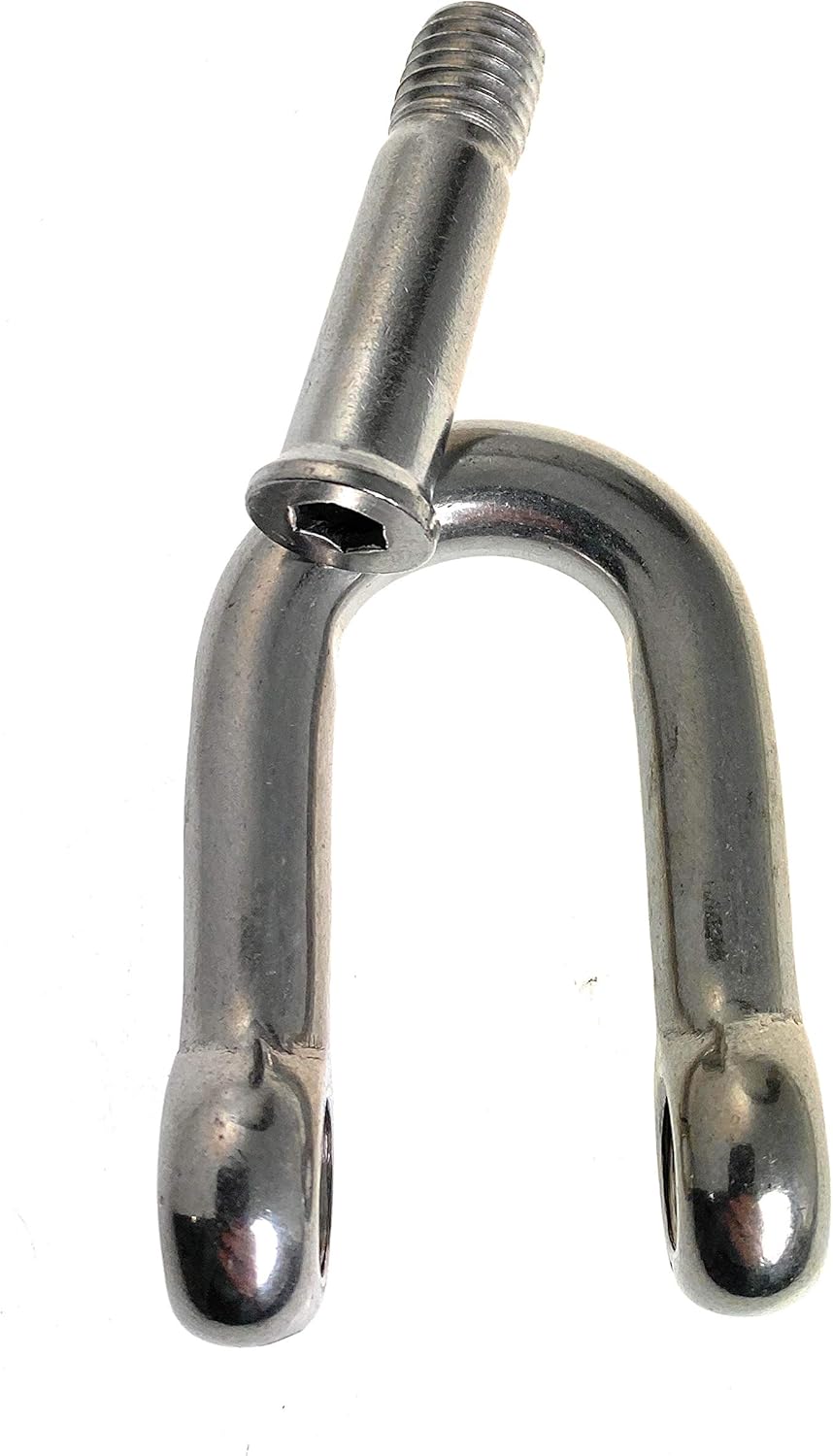ARBO-INOX - Schäkel - Rundschäkel mit Innensechskant - Edelstahl A4 19mm, 19mm