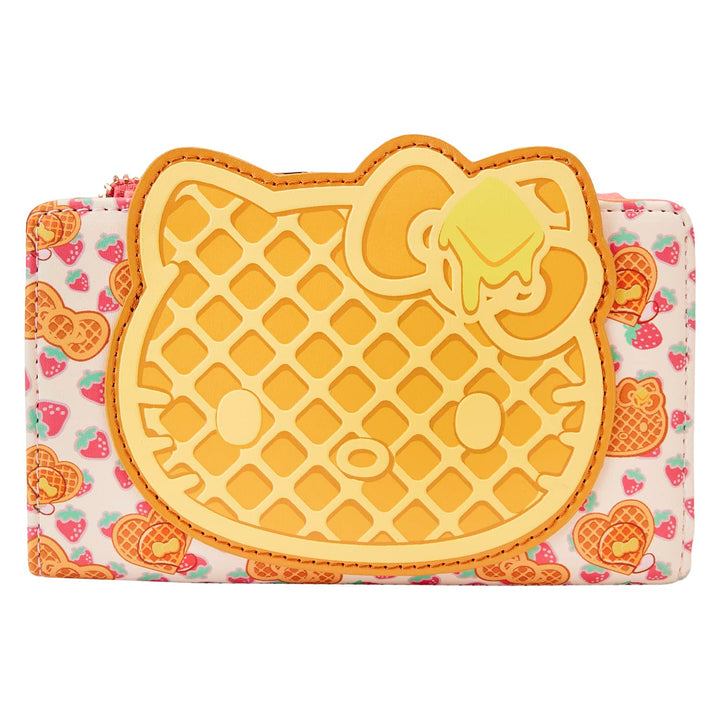 Loungefly Flap Purse Hello Kitty Breakfast Waffle Nue offiziell Sanrio Rosa One Size