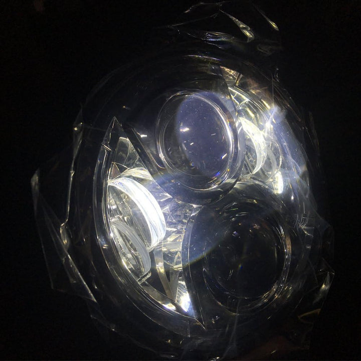 SXMA 50W 7 "Zoll-runde LED-Scheinwerfer-Birnen-Lampe mit hallo/Lo-Strahl für Wrangler JK TJ LJ LKWs