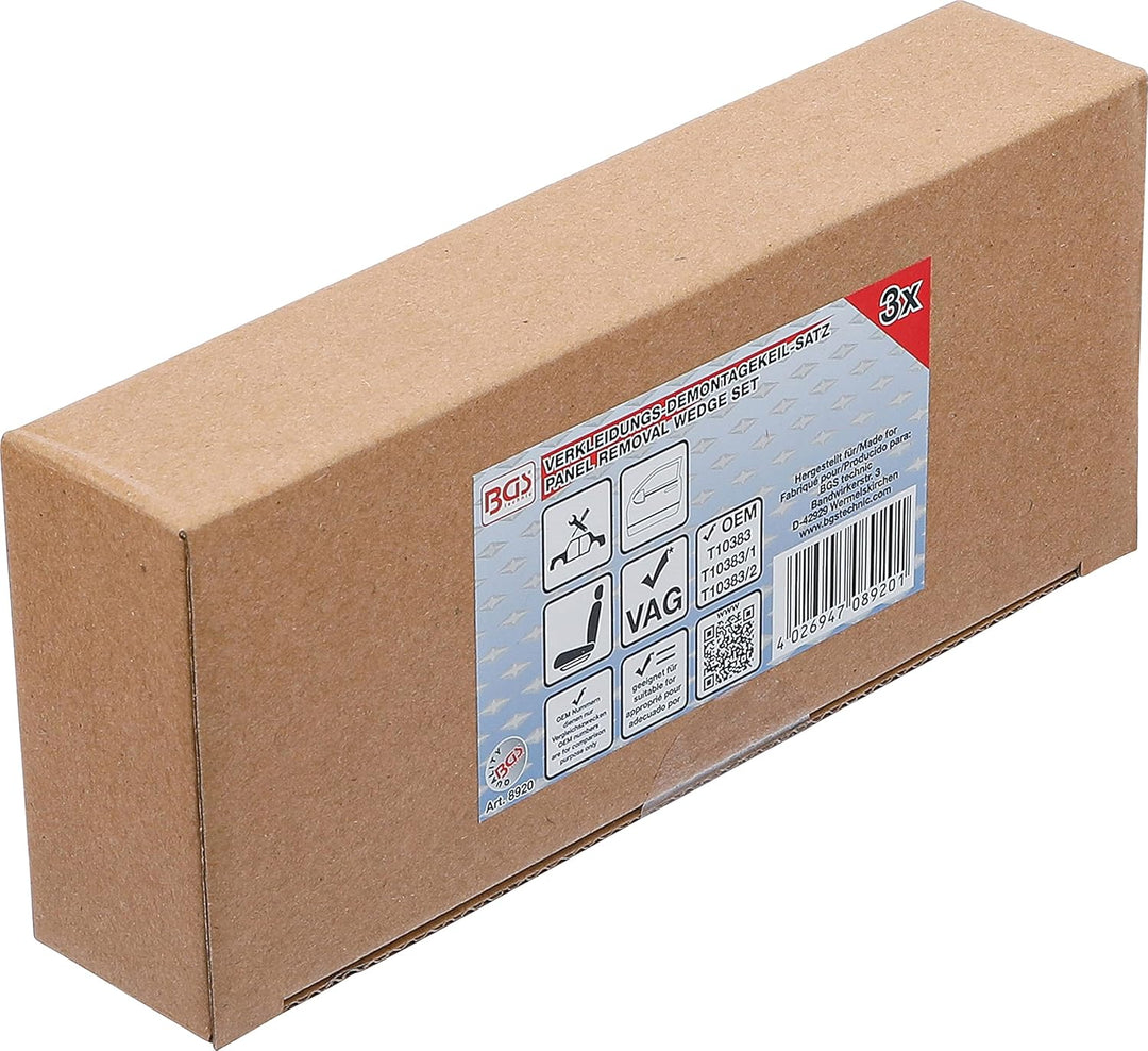BGS 8920 | Verkleidungs-Demontagekeil-Satz für VW | 3-tlg.