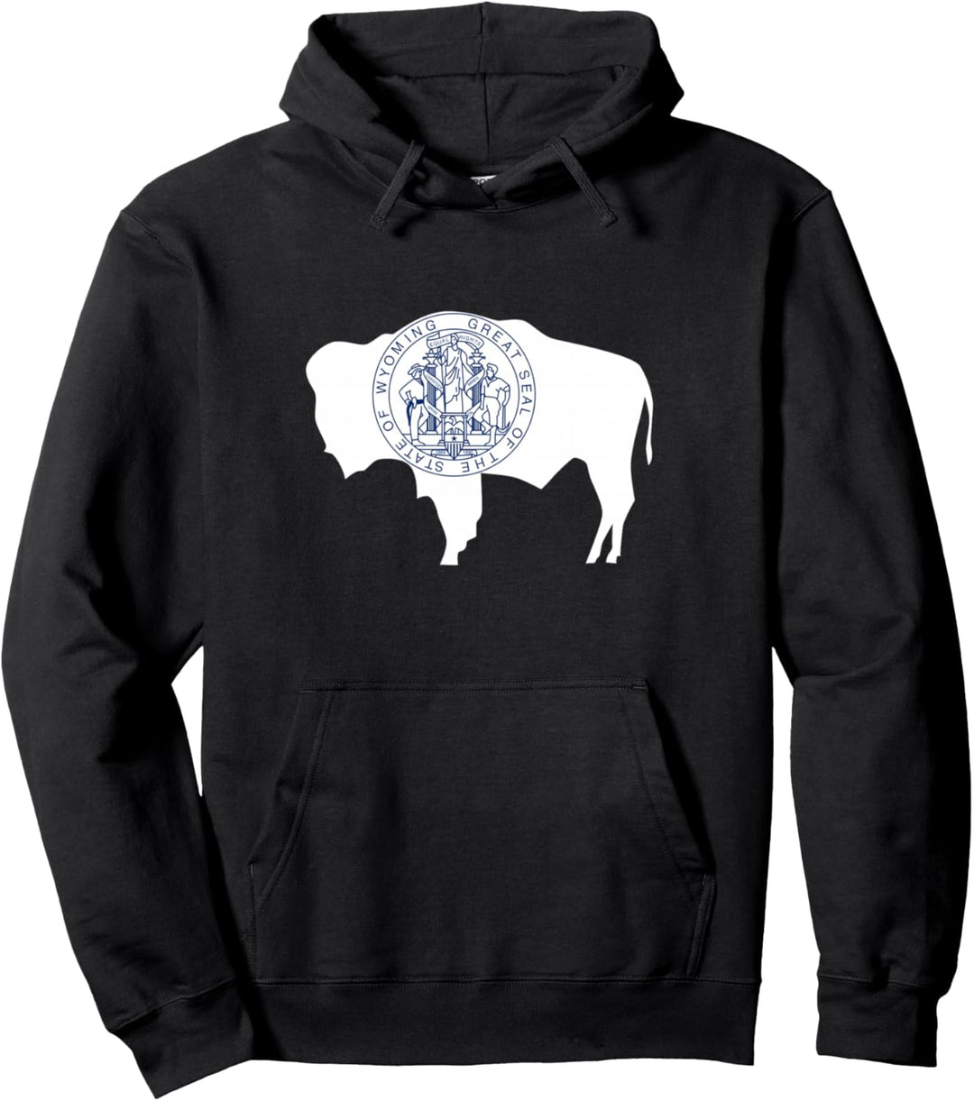 Wyoming-Flagge Pullover Hoodie