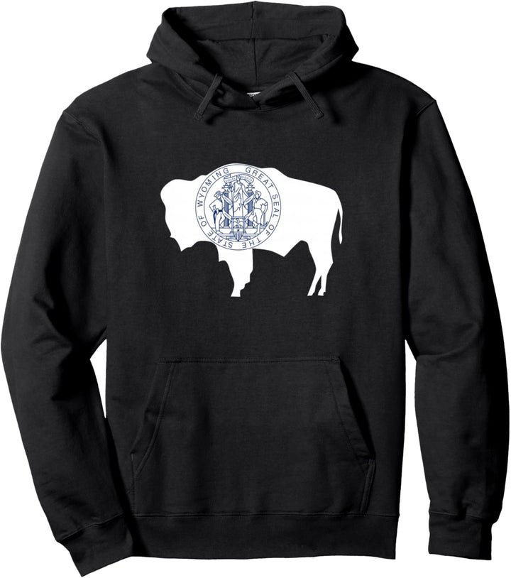 Wyoming-Flagge Pullover Hoodie