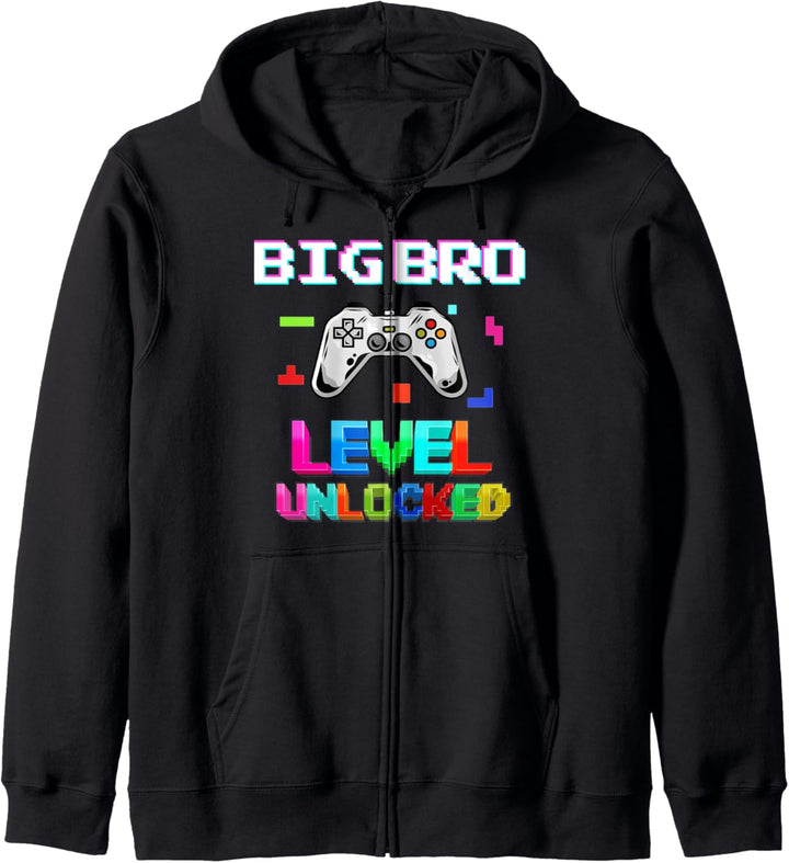 New Big Brother Level Unlocked Funny Big Bro Kapuzenjacke