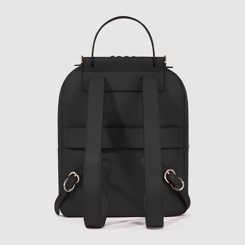 Piquadro Circle Laptoprucksack mit iPad Pro Fach und RFID-Schutz 32 cm black