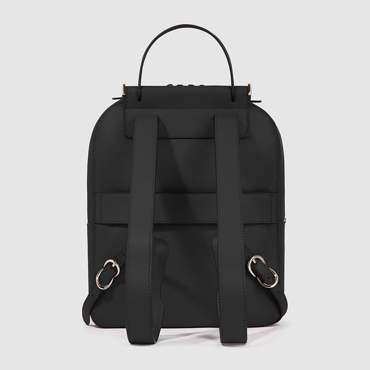Piquadro Circle Laptoprucksack mit iPad Pro Fach und RFID-Schutz 32 cm black