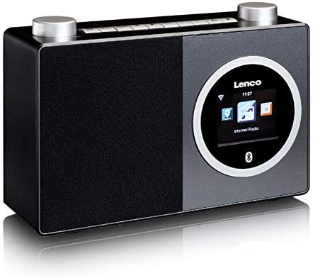 Lenco A003244 DIR 70 - tragbares Internetradio -DAB+Radio-RetroDigitalradio-WLAN-Bluetooth-2,4”Farbb
