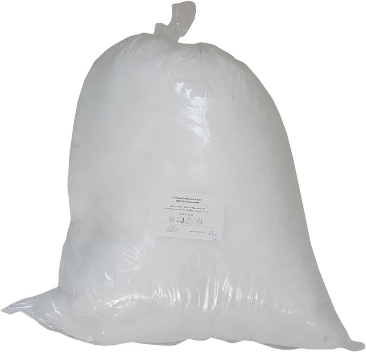 TM Maxx Bastelwatte FüllwatteTÜV 1000Gramm Grundpreis für 1Kg-9,00Euro (5000 g (5 kg) - ca.