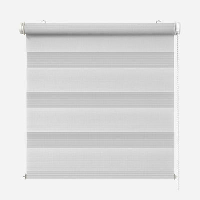 Rikmani Doppelrollo Fensterrollo ARD Duo-Rollo Klemmfixierung Zebrarollo Seitenzugrollo ohne Bohren,