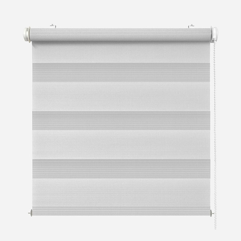 Rikmani Doppelrollo Fensterrollo ARD Duo-Rollo Klemmfixierung Zebrarollo Seitenzugrollo ohne Bohren,