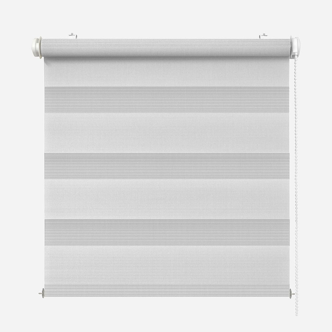 Rikmani Doppelrollo Fensterrollo ARD Duo-Rollo Klemmfixierung Zebrarollo Seitenzugrollo ohne Bohren,