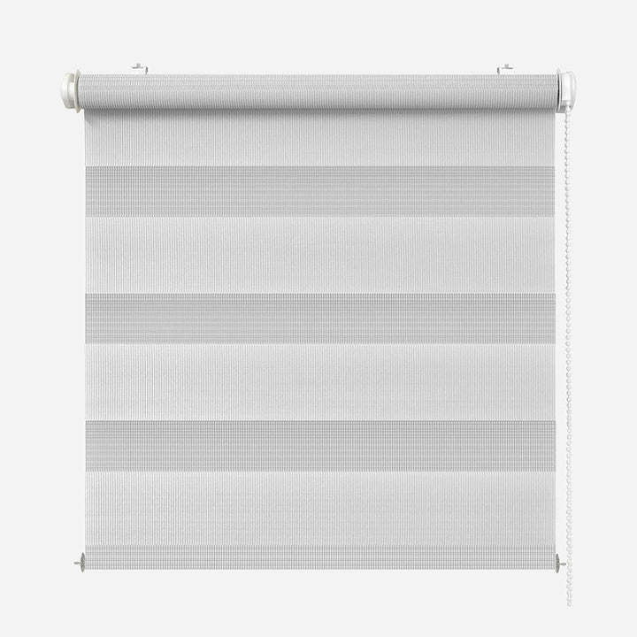 Rikmani Doppelrollo Fensterrollo ARD Duo-Rollo Klemmfixierung Zebrarollo Seitenzugrollo ohne Bohren,
