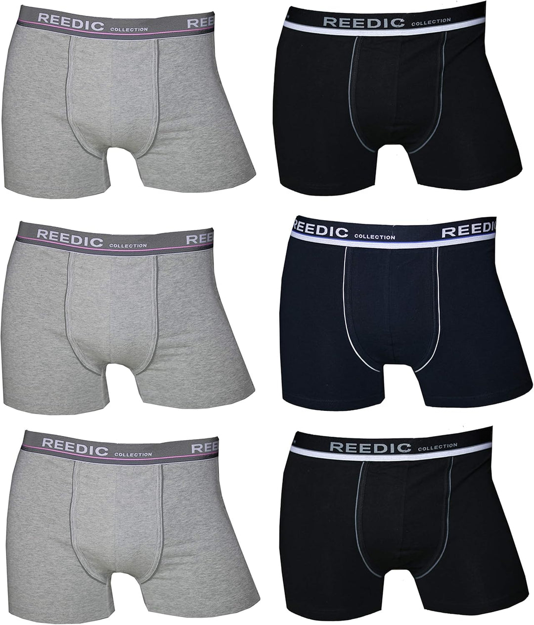 Reedic Herren Boxershorts Baumwolle 5er Pack M Je 5x Surprise Color Mix, M Je 5x Surprise Color Mix