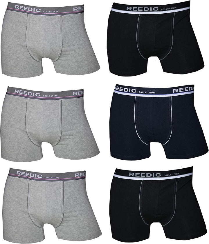 Reedic Herren Boxershorts Baumwolle 5er Pack M Je 5x Surprise Color Mix, M Je 5x Surprise Color Mix