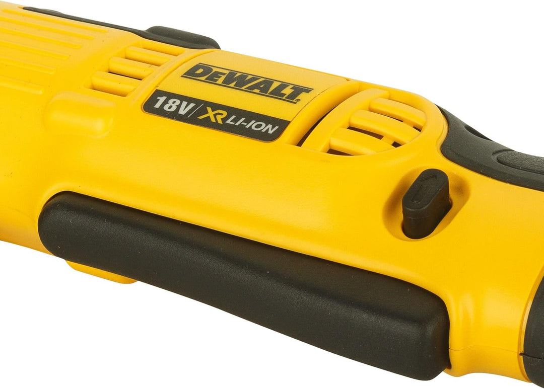 DeWalt Akku-Winkelbohrmaschine (18 Volt, für Bohrarbeiten an sehr verwinkelten Stellen, zwei-Gang-Ge
