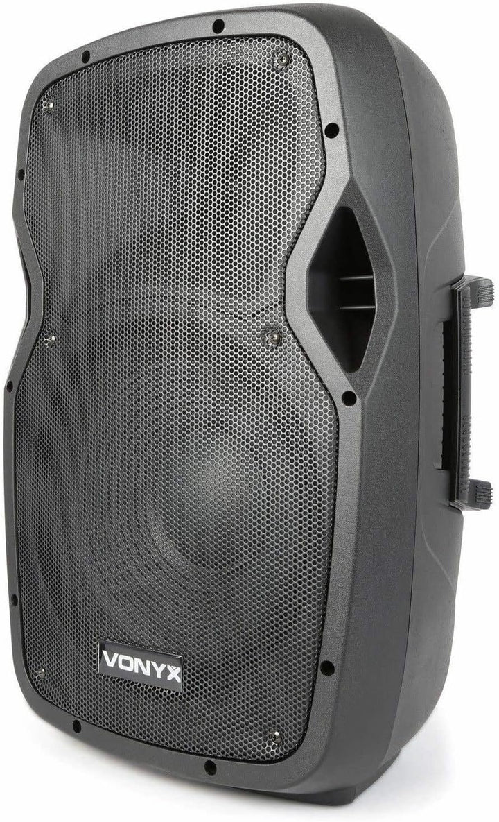 Vonyx AP1200PA - Mobile Partybox Bluetooth mit Akku, 600 Watt Party Lautsprecher mit Mikrofon, Musik