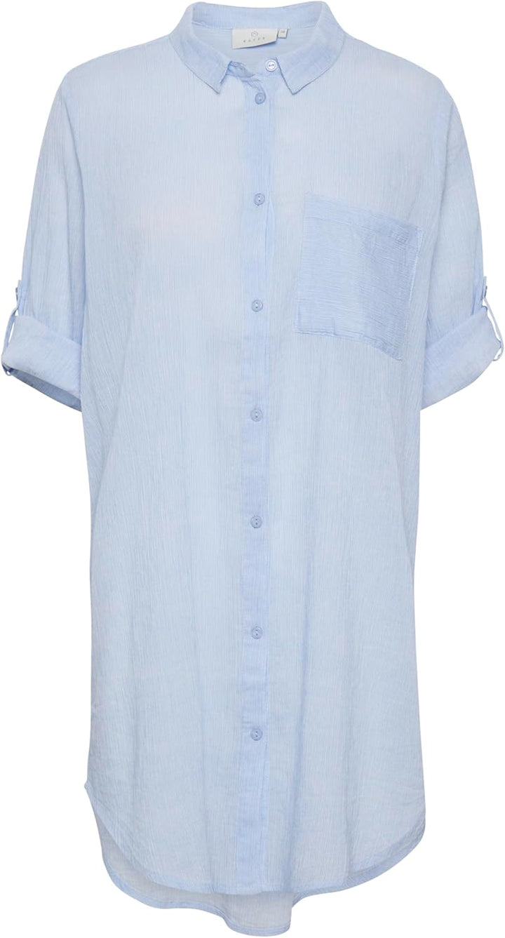 KAFFE Langarm - Hemd KAvivian, Chambray Blue