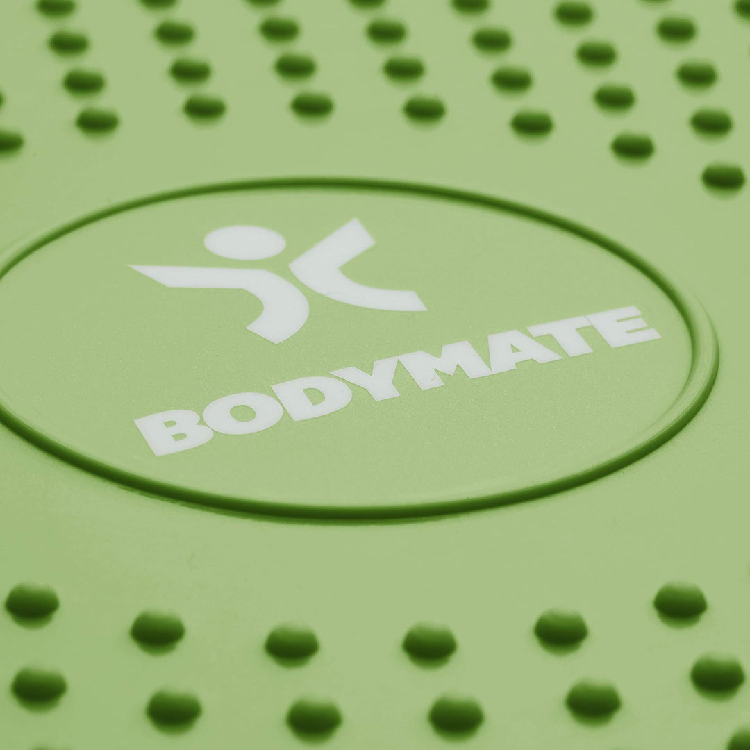 BODYMATE Ballsitzkissen inkl. Pumpe 34cm Durchmesser - Balance-Kissen, Luftkissen, Balance Pad, Nopp