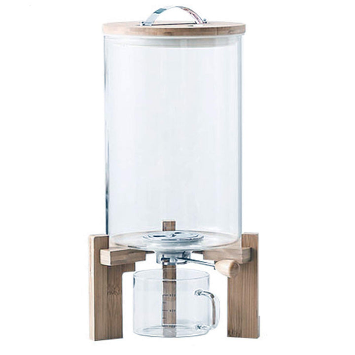 Müslispender Glas, Vorratsdosen Luftdicht Gross, Vorratsglas mit Deckel, küchenaufbewahrung für Reis