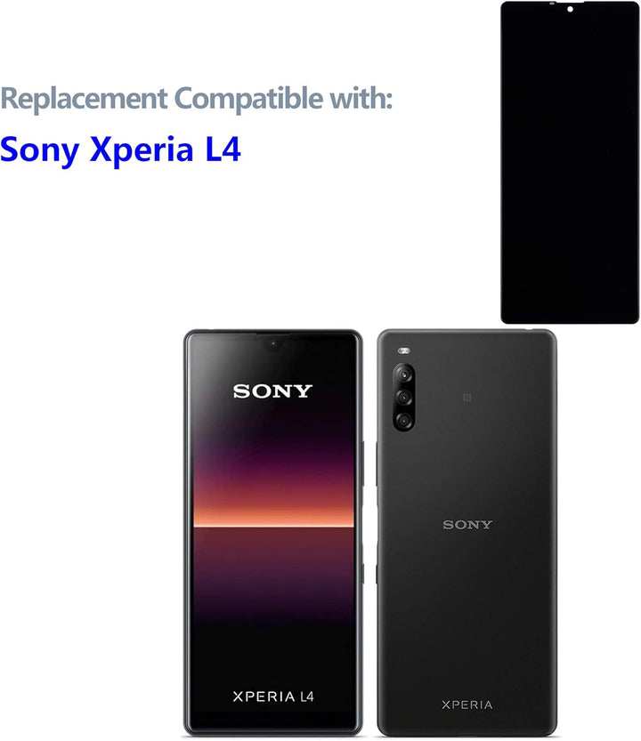 swark LCD Display Kompatibel mit Sony Xperia L4 (Schwarz) Touchscreen Digitizer Assembly Glas +Tools