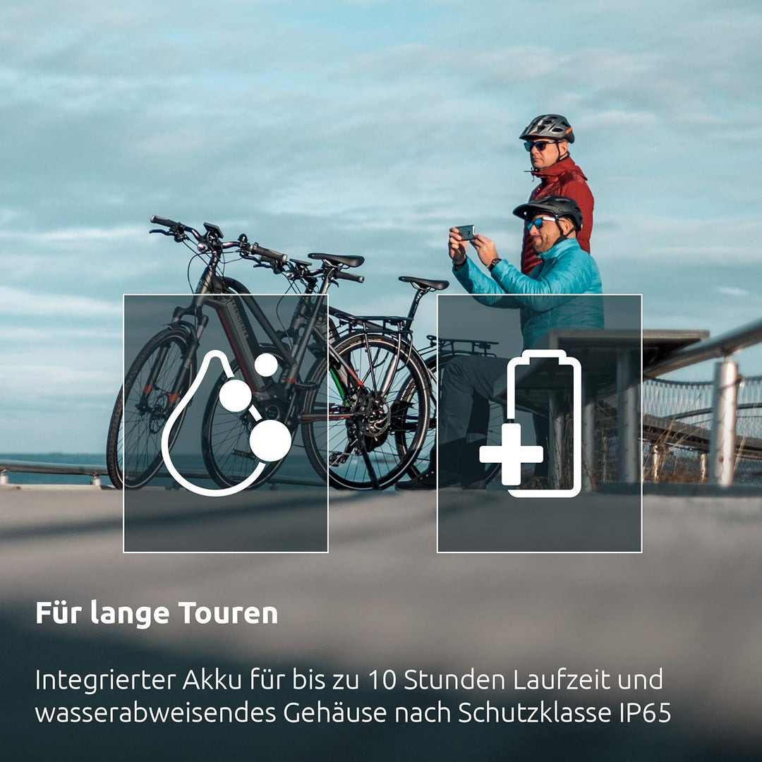 TechniSat DIGITRADIO Bike 1 – DAB+ Fahrrad Radio (DAB, UKW, IP65 wasserabweisendes Gehäuse, OLED-Dis