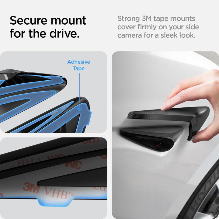Spigen Tesla Model Y 2026 Juniper Model 3 Highland 2025 2026 Seiten Kamera Abdeckung 2 Stück, Kompat