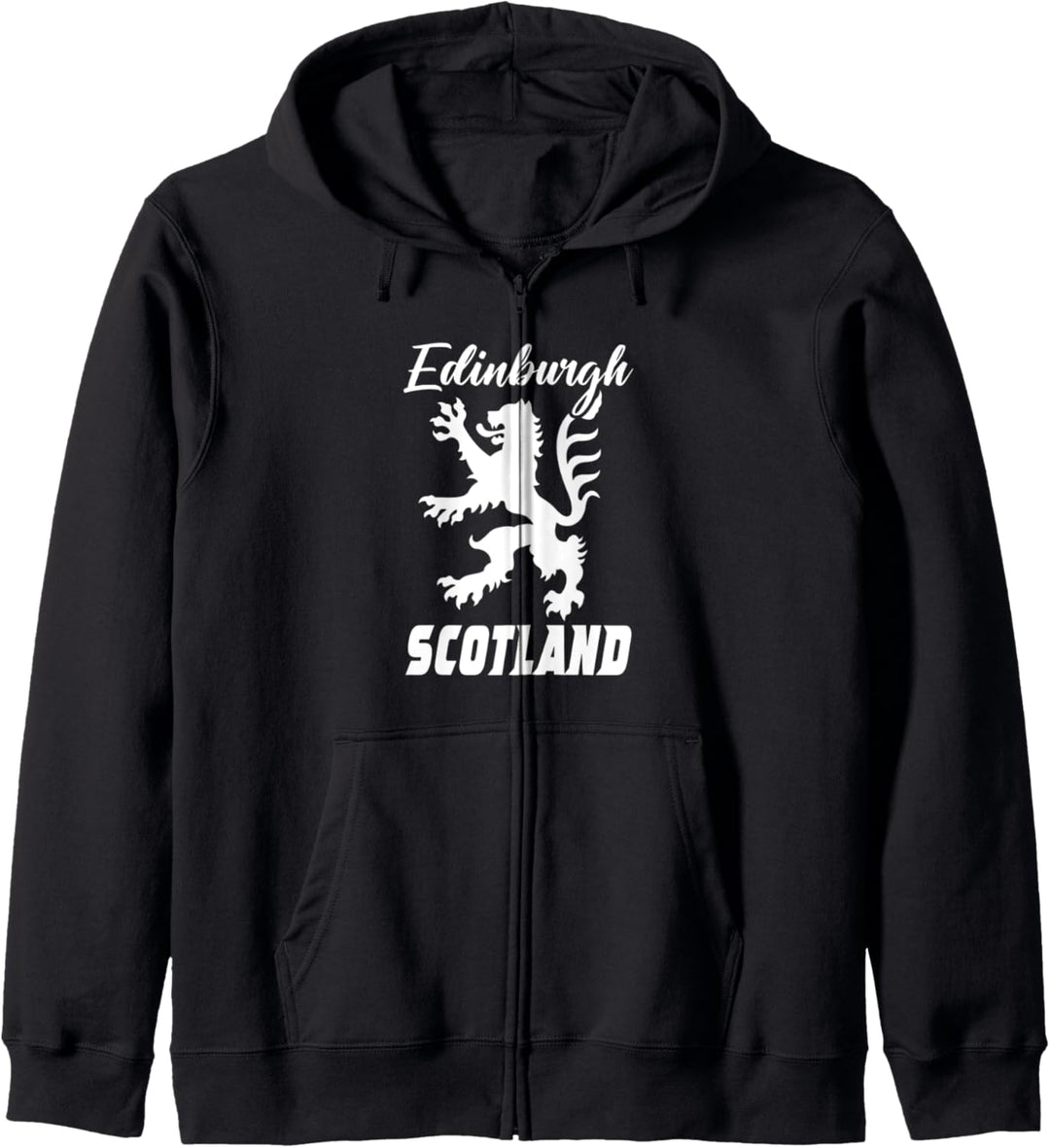 Edinburgh Schottland Schottischer Löwe Rampant Kapuzenjacke