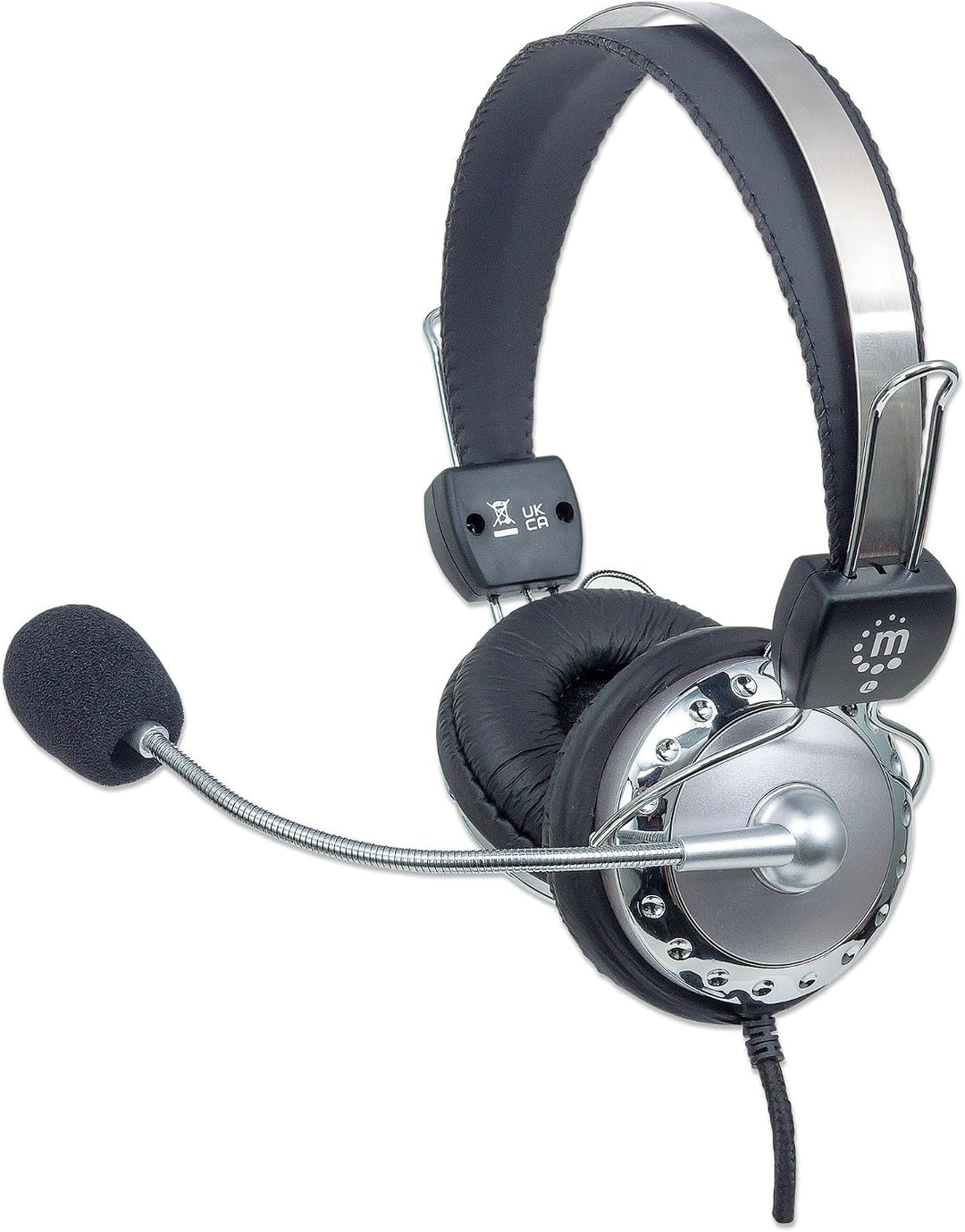 Manhattan Stereo Headset (Flexibles Mikrofon aus Edelstahl mit integrierter Lautstärkeregelung), 175