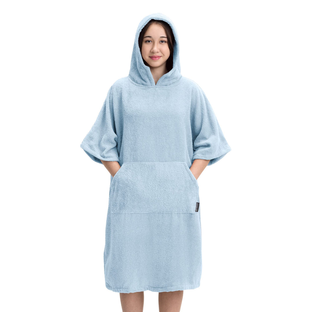 Surf und Badeponcho für Kinder - Poncho Handtuch - Badeponcho - Bademantel für Kinder - 100% Baumwol
