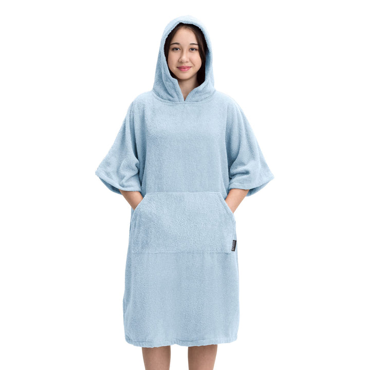 Surf und Badeponcho für Kinder - Poncho Handtuch - Badeponcho - Bademantel für Kinder - 100% Baumwol