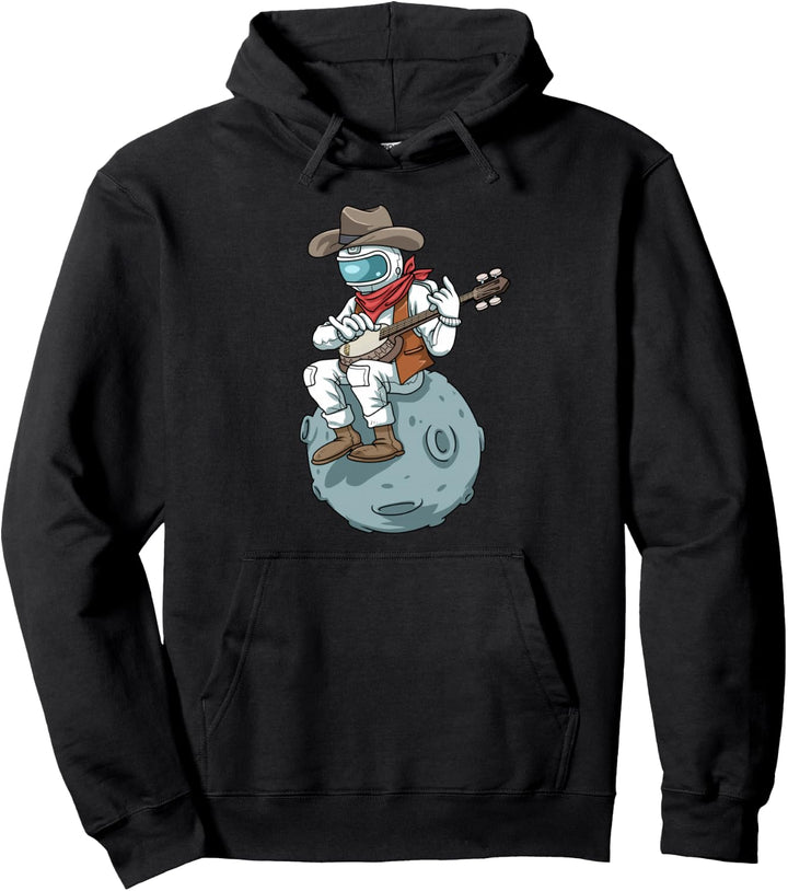 Banjo Cowboy Hoodie Männer Bluegrass Geschenk Country Musik Pullover Hoodie