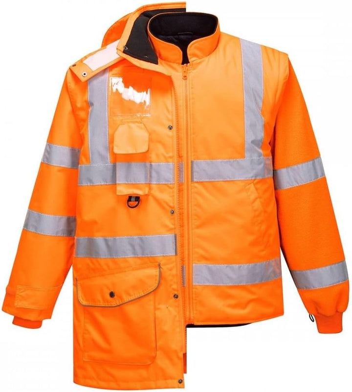 Hi-Vis 7-in-1 Jacket, colorOrange talla XSmall, XS