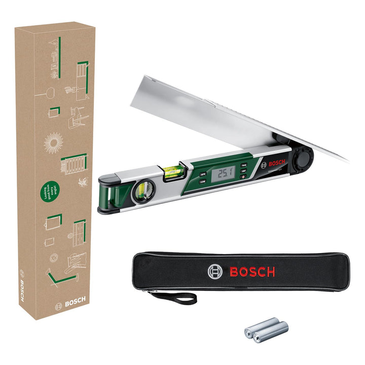 Bosch Winkelmesser UniversalAngle (Winkel bis 220° präzise messen und übertragen, mit integrierter B