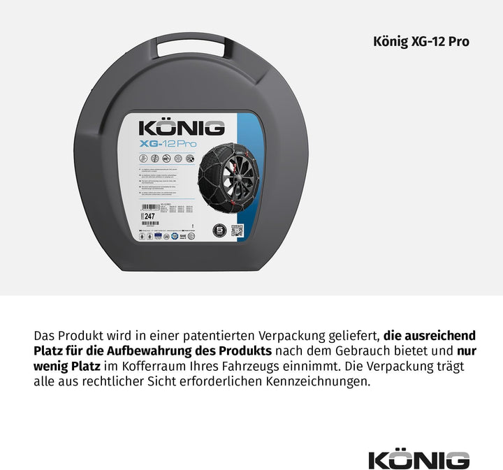 KÖNIG XG-12 Pro 227 - Schneeketten, XG-12 PRO 227