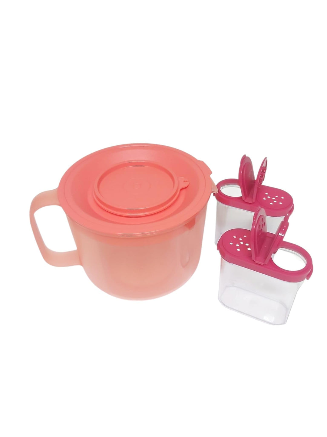 Tupperware Candy Rührbecher Rührbehälter 2,0 Liter Messbecher Rühr-Mix + Air-Lock 2er Set Gewürz-Rie
