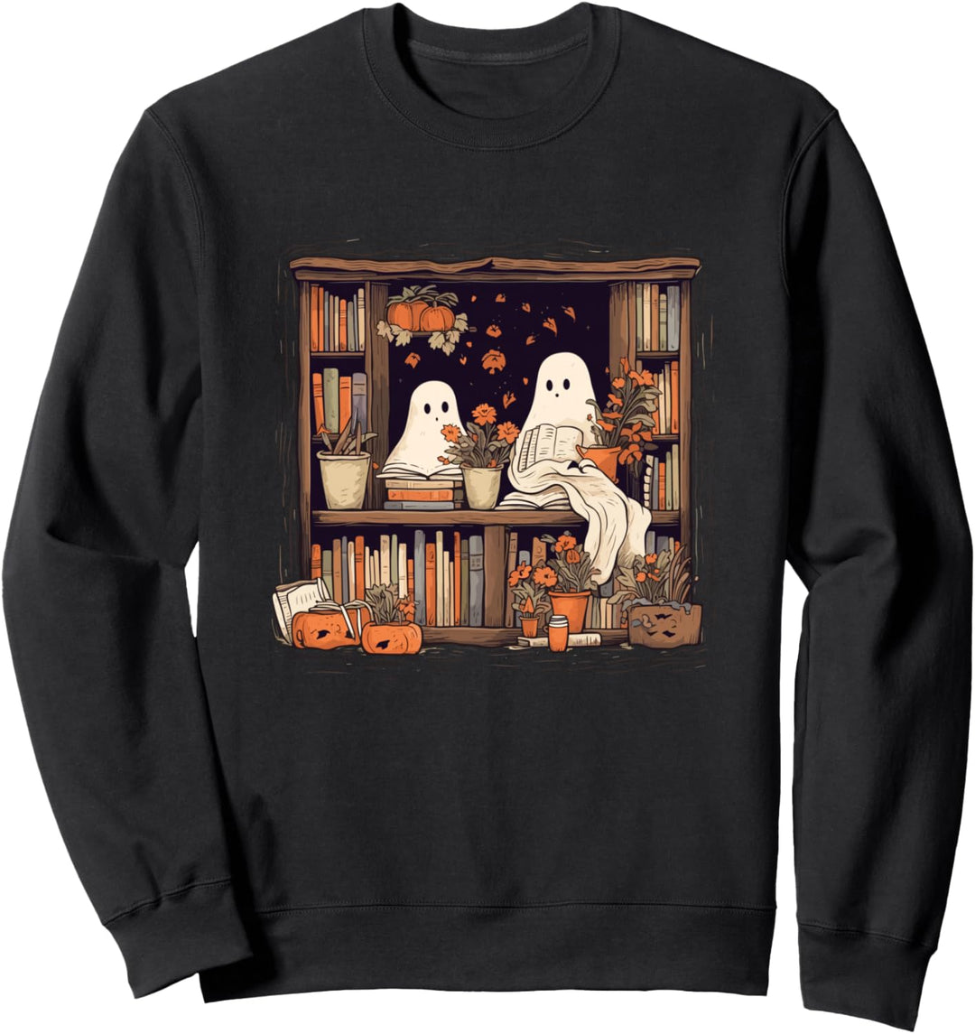 Geister Lesen Bücher in einer Bibliothek Sweatshirt