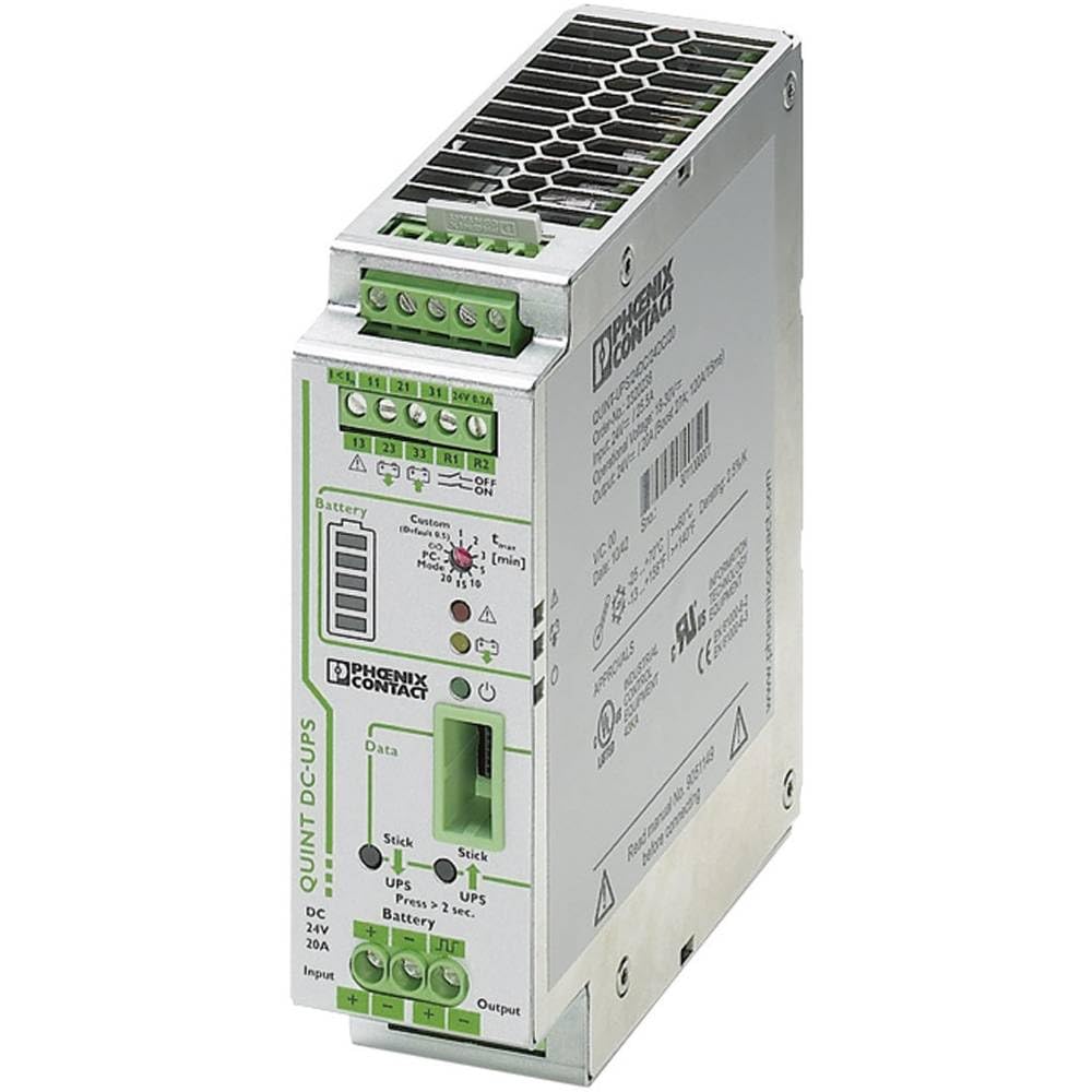 PHOENIX CONTACT QUINT-UPS/24DC/24DC/20 Unterbrechungsfreie Stromversorgung mit IQ Technology zur Tra