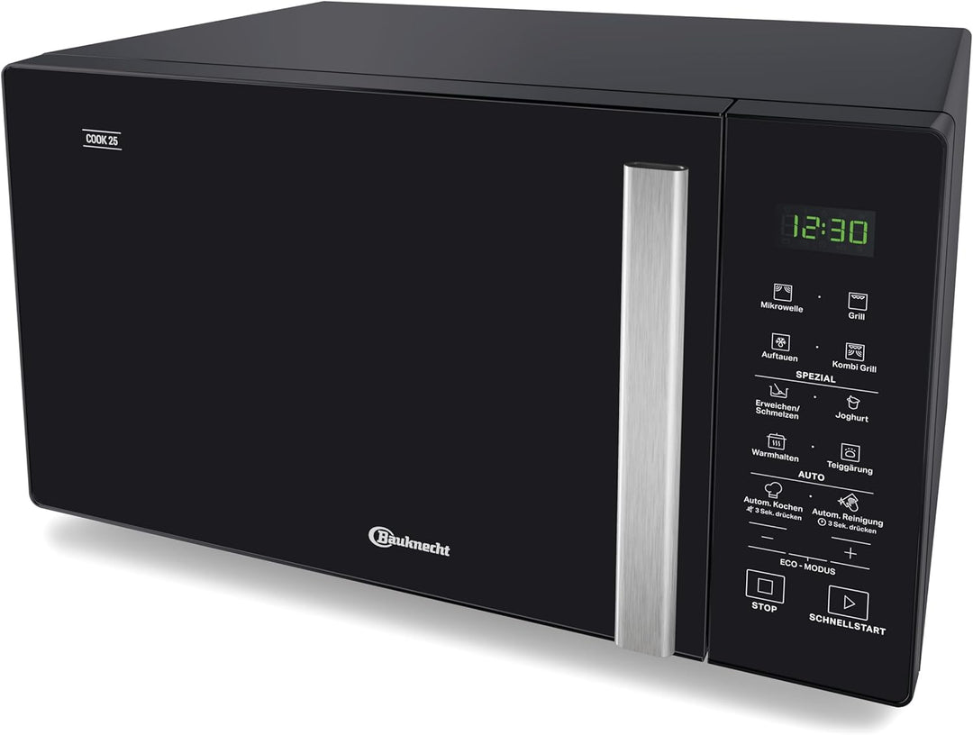 Bauknecht Mikrowelle MW 253 SM2 / Grill/Schmelzen/Joghurtfunktion/Teigfunktion/AutoClean / 25 Liter