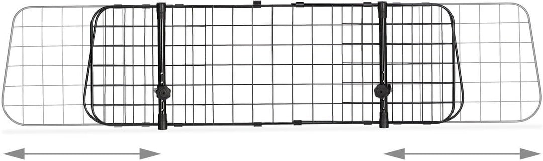 Hundegitter Rückbank Auto 30 cm Hoch - Verstellbar 85-140 cm - Schutzgitter für Hund und Gepäck - Ro